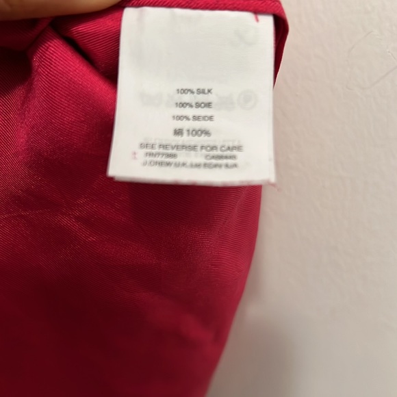 Fuschia pink silk top with frills - Picture 2 of 3